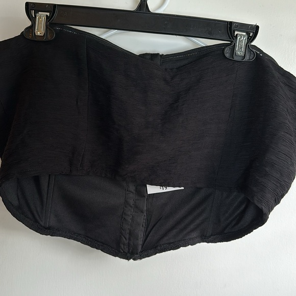 Forever 21 black woven corset - Picture 6 of 8